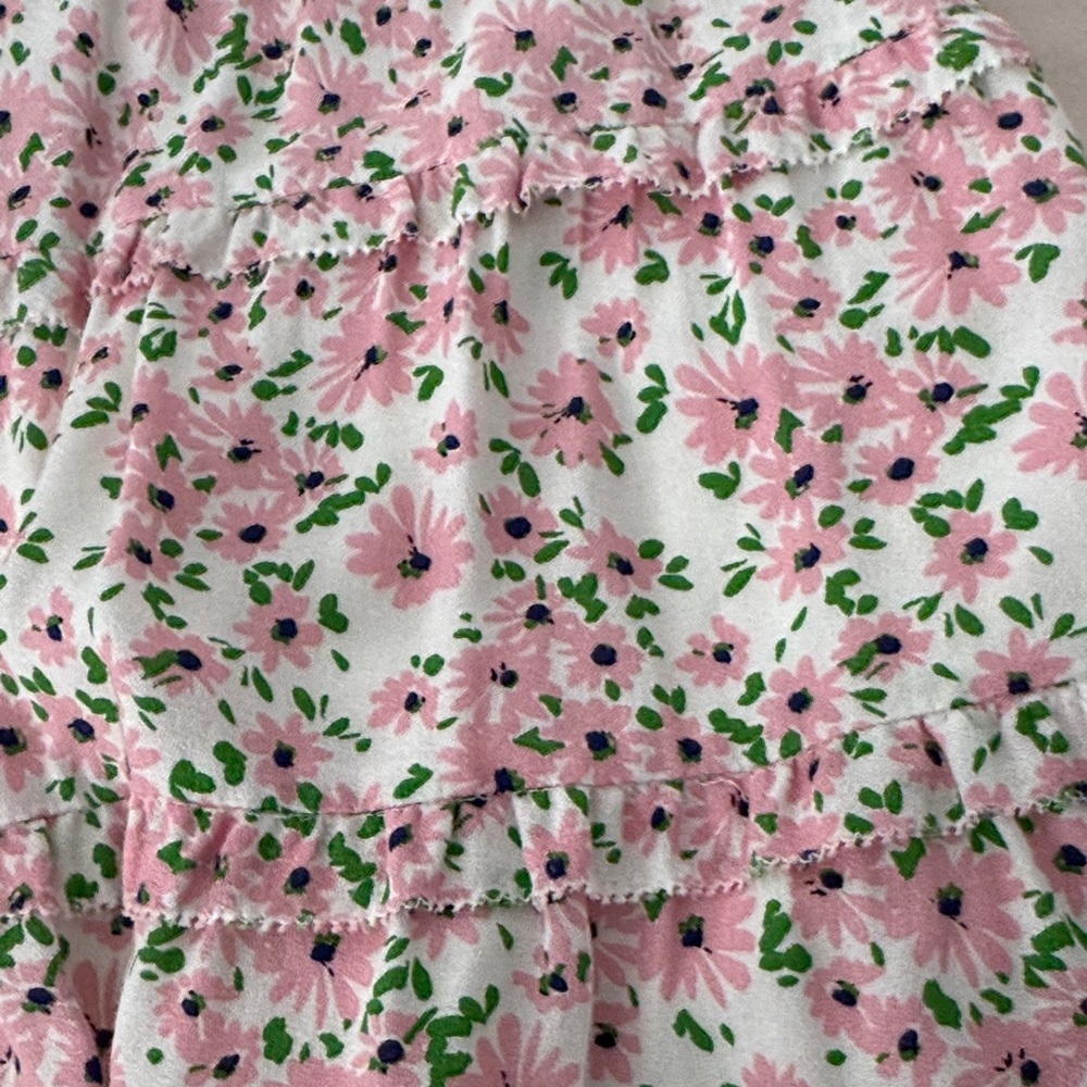 Alice + Olivia Pink and Green Floral top and skirt set - Picture 8 of 13